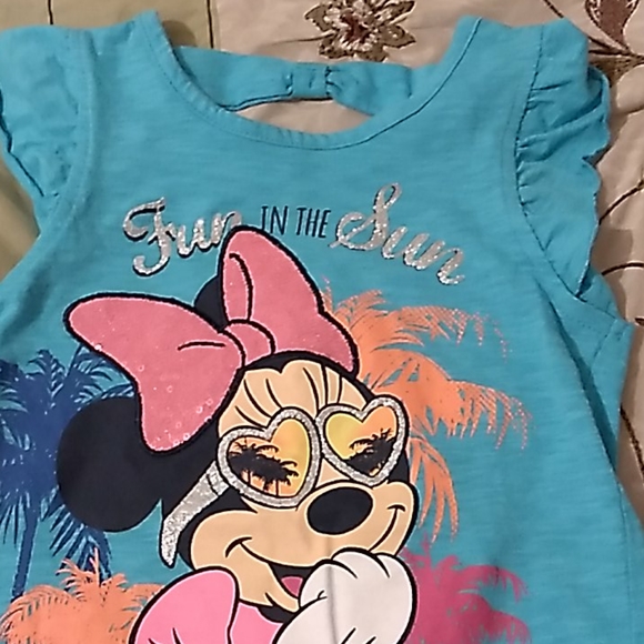 Girls Disney Minnie Mouse Shirt - Picture 2 of 4
